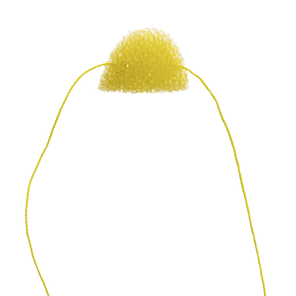 Protège tympans jaunes (CIC), coniques, boite de 100 pcs